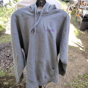 TERROR JR Sweatshirt Hooded Hoodie Logo Front Grapes Back Large Used